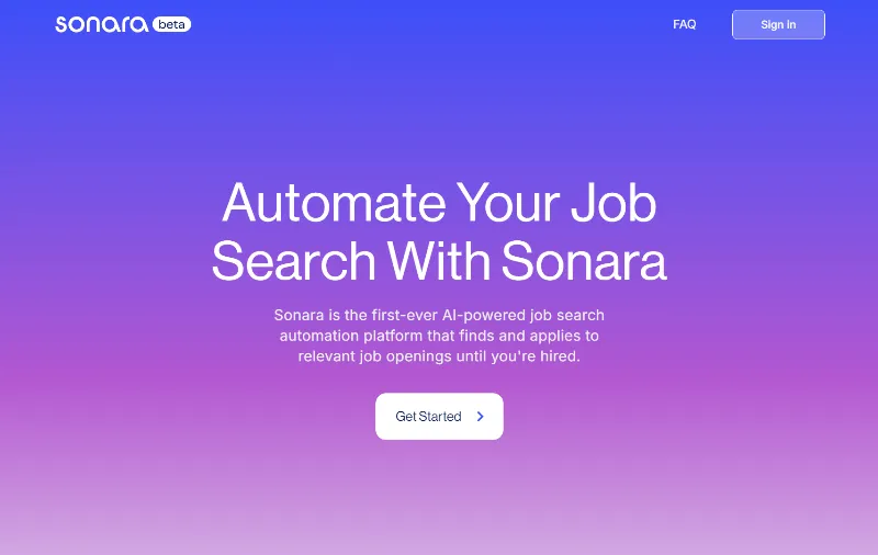 Sonara AI Review: Context-Aware AI Matching